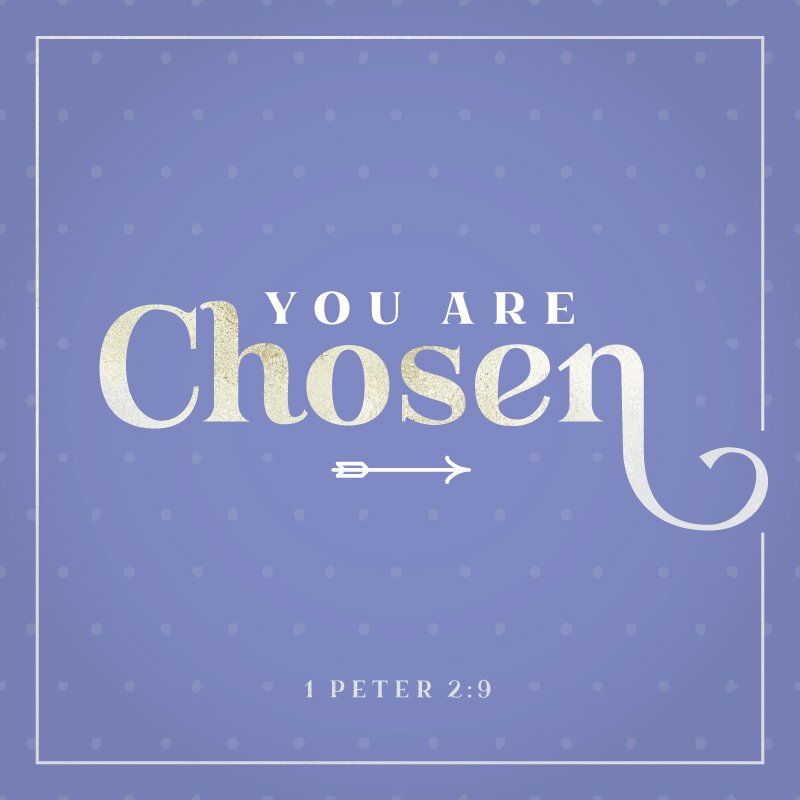 jccelgin's tweet photo. You are chosen. 1 Peter 2:9 Design by @adrianperive #YouAreChosen #GraphicDesign #Designcuts #Bible #Freebie #DesignProject #Design #Purple #Versicle #Lettering https://t.co/KtzWcxS2b6