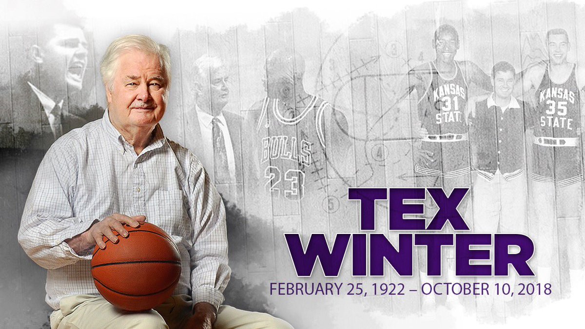 kstatesports's tweet image. It is with great sadness to learn of the passing of legendary #KStateMBB head coach Fred "Tex" Winter. Our thoughts and prayers are with the Winter family.