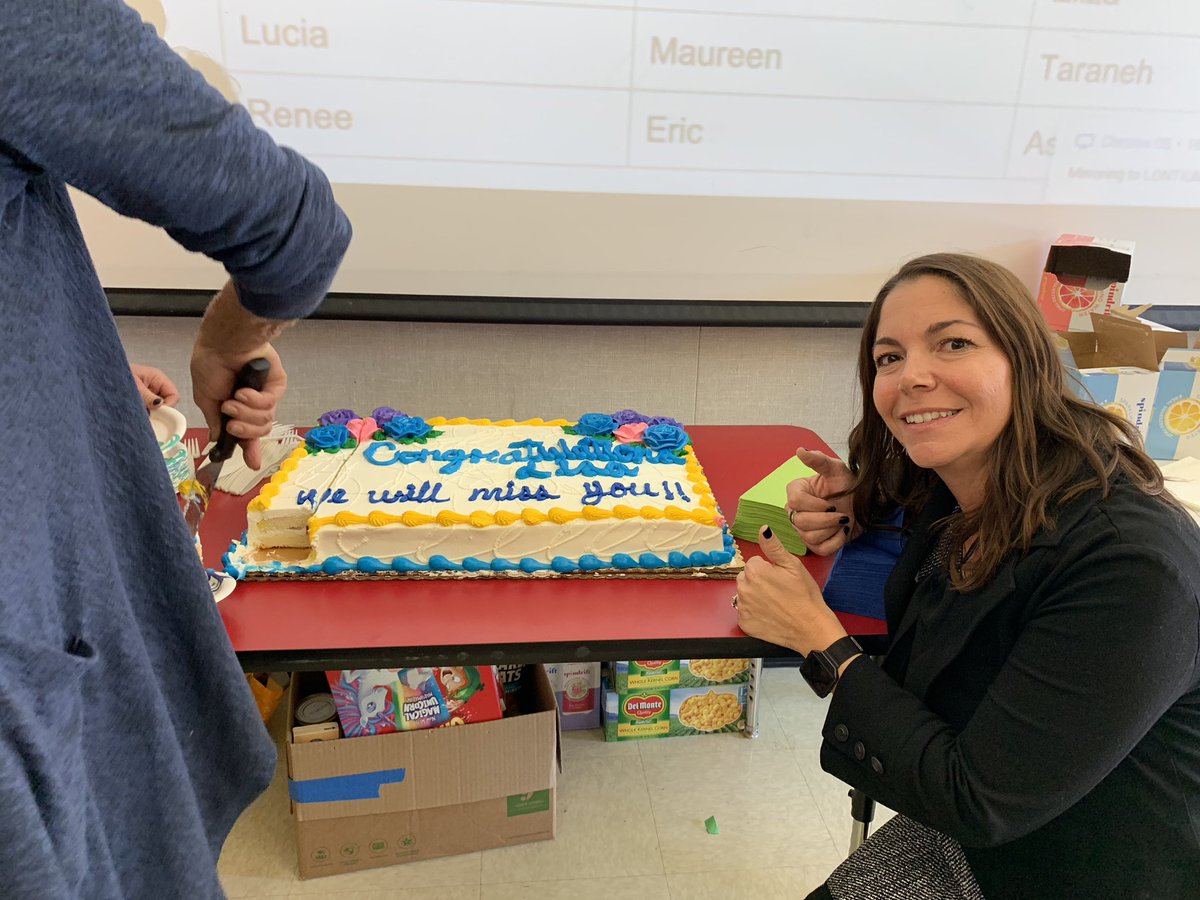 LisaBethKeck's tweet photo. Bittersweet day-amazing SMS staff wished me farewell.Then had the opportunity to meet the Valhalla family with a warm welcome!😀#GreatDay https://t.co/Exk2zf8N9z