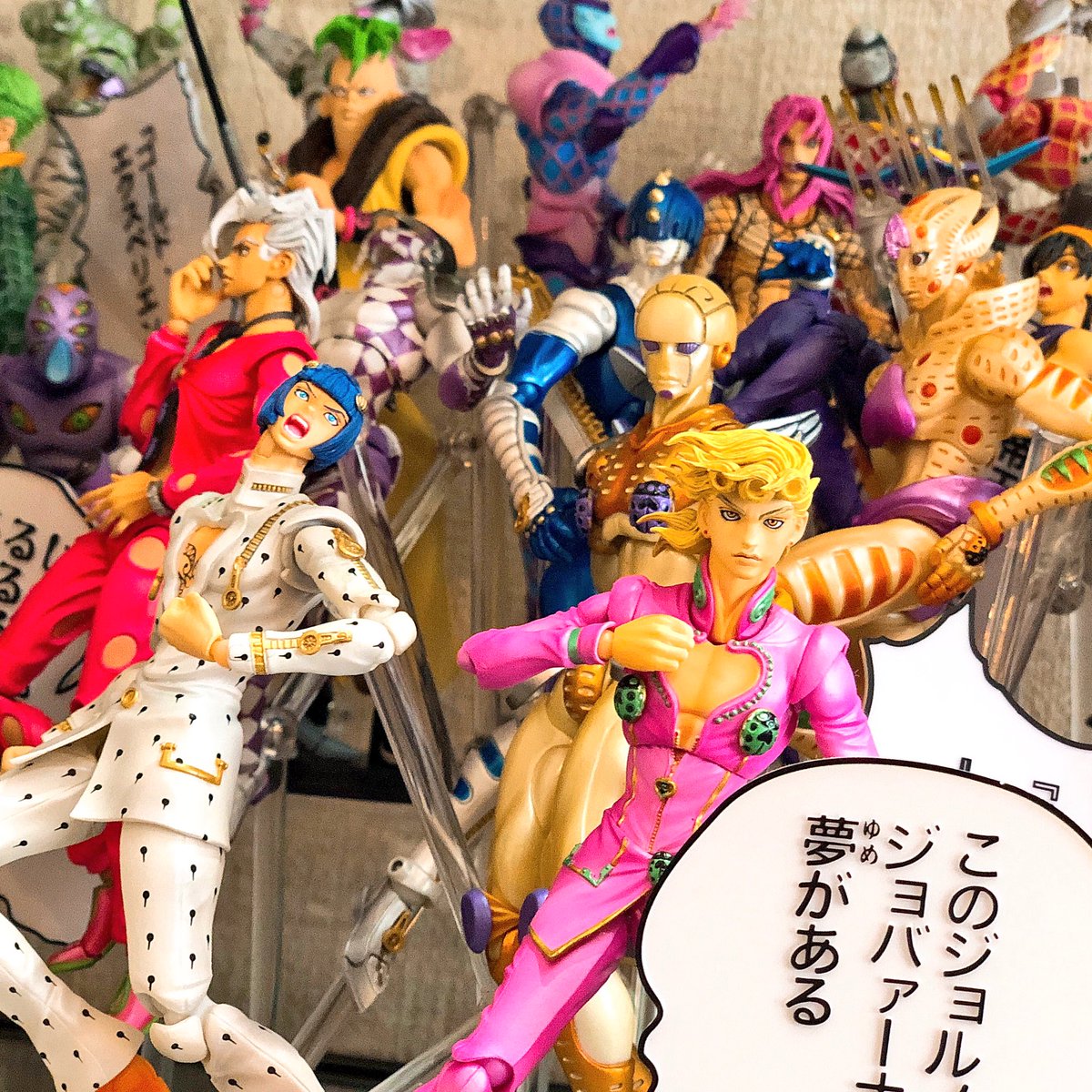 Chisa A Twitter ジョジョ5部観たー ということで集めてるジョジョフィギュアの5部コーナーです