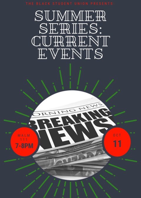 BSU_Wesley's tweet photo. Wesley, Let’s Talk!!! There have been too many issues and events that happened over the summer to not discuss it, so come out to our Summer Series: Current Events! Come out to Malmberg 111  TOMORROW at 7PM, bring a friend! We can’t wait to see you! #WC19 #WC20 #WC21 #WC22 https://t.co/QQv1KIhrVE