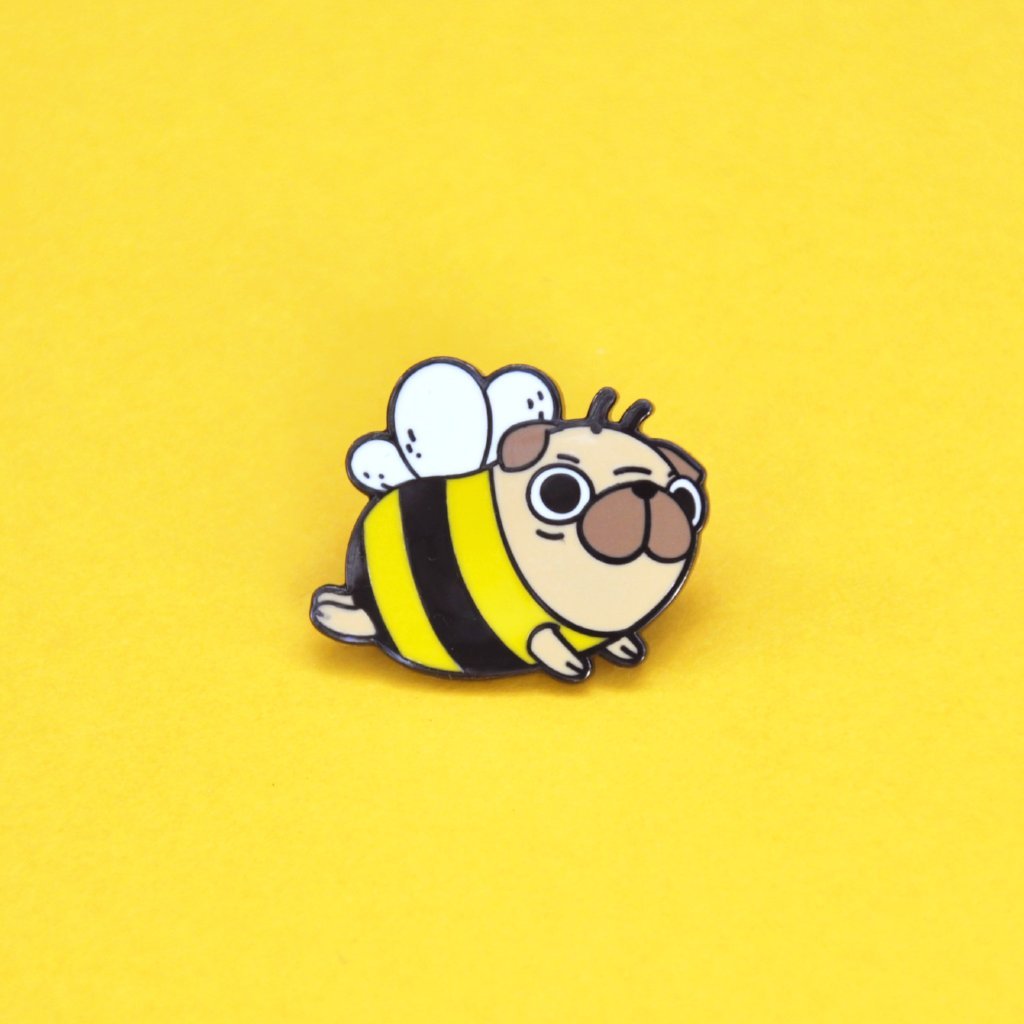 Nori_Studio's tweet photo. Pug Bee Enamel Pin https://t.co/q9yrxf99Hz #pugtober #pug #puglife #puglover #pugs #puglover #pugpin #pingamestrong #enamelpin #bee #beekind #savethebee #epiconetsy #etsychaching #craftshout https://t.co/AnAG1Yu7gF