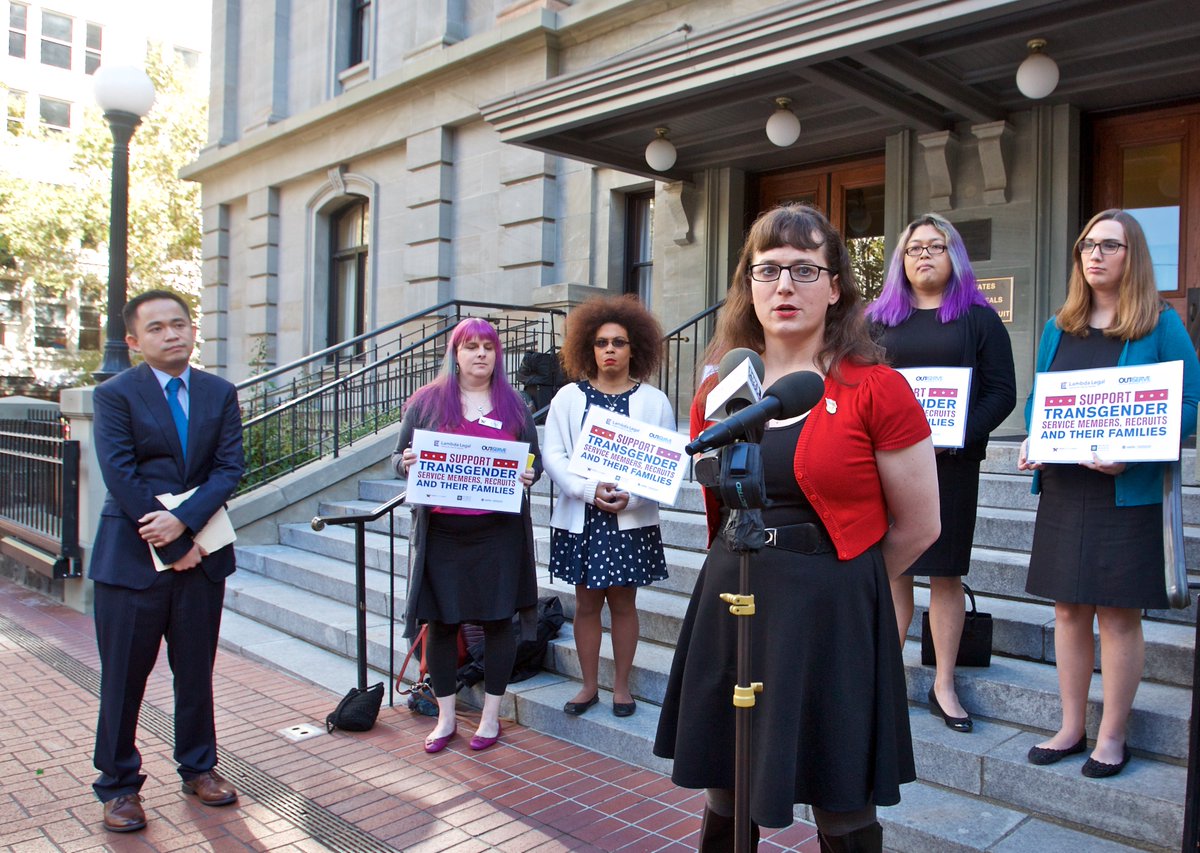 Lambda Legal, OutServe-SLDN and HRC appeared before the Ninth Circuit in Portland, Oregon.