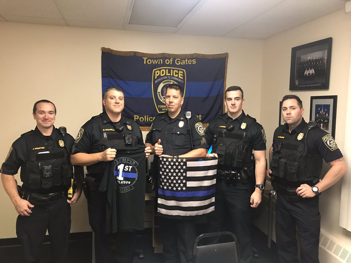 GatesPolice's tweet photo. Rest easy Gates, 1st platoon will be standing guard. https://t.co/qex0qMQ16W