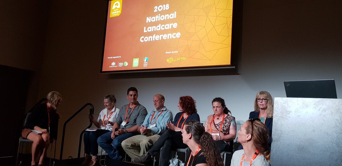 cwllpo1's tweet photo. Inspiring to hear from the Aust Govt Partnerships for Landcare Award Finalists at the #landcareconf18 @LandcareAust 
#NT #swamp #LLCI #partnerships #water #waterquality #Landcare #ACT #community 
Fantastic to hear of the wonderful outcomes from #GreenArmy teams across Australia. https://t.co/IhUNHrZNm0