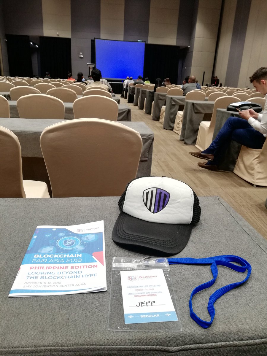NomadFury_'s tweet photo. Representing #METM here at  Blockchain Fair Asia 2018. A 2-day star-studded blockchain conference with 30 keynote speakers and world boxing champ Sen. Manny Pacquiao. @MetaMorphPro https://t.co/tEY8YUT28Y