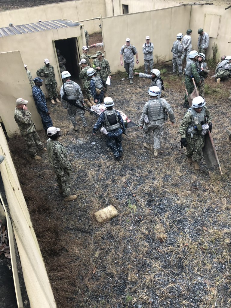 USU Bushmaster combat mass casualty exercise. The only training of its kind among American medical schools. Mass casualties are sadly too common even our own soil. Our students are prepared. #americasmedicalschool #militarymedicine