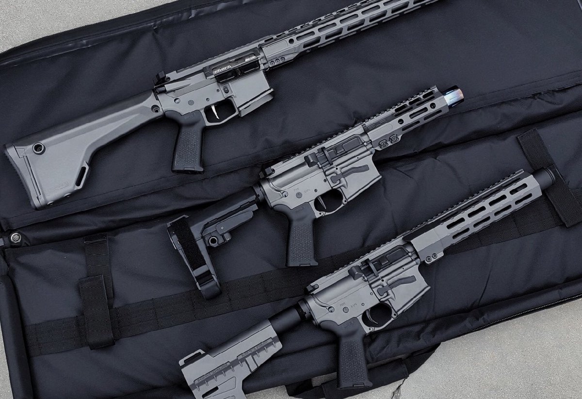 EricksonArmsLLC's tweet photo. Group we did recently in a custom mix #cerakote #ericksonarms #AR15 #2A #9mm #etchedordnance https://t.co/hJ6etUzIbU