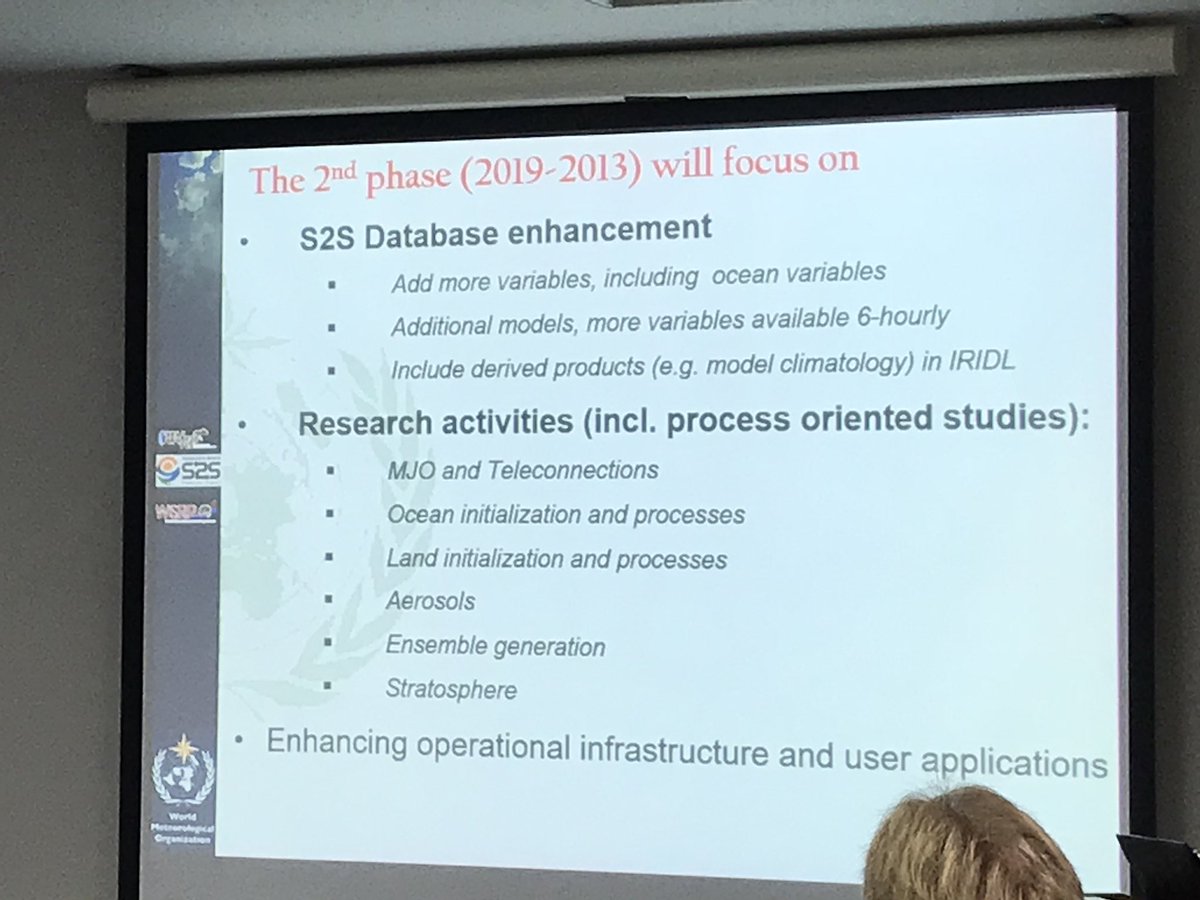 Domeisen_D's tweet photo. Thanks to @DrAHButler and @CharltonPerez , the stratosphere is now a focus area of the 2nd phase of the #S2S prediction project, as shown in Yuhei Takaya‘s talk at the #PDEF meeting in Tokyo. https://t.co/MTtyiBlPqa https://t.co/htFNRsrVXE