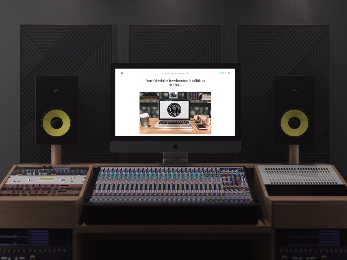 Next to your demos, your #voiceover website is the most important marketing tool you have. Is yours ready for prime time? #vo