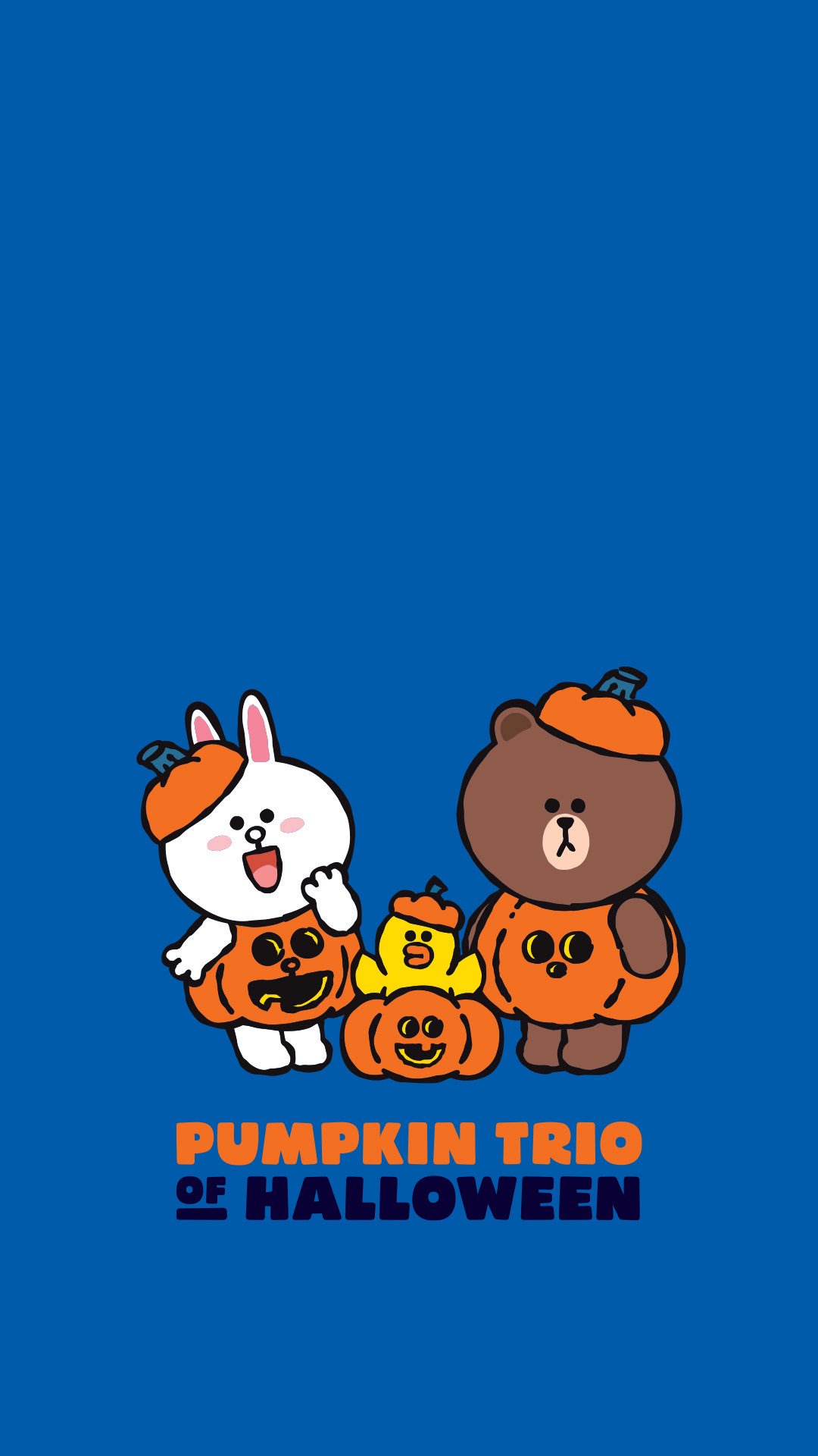 Line Friends Pumpkin Trio In Your Hand We Ve Prepared Treats For You Go To Download Gt T Co P0b8xsi3tf Linefriends Brown Cony Sally Halloween Wallpaper Pumpkin Trio T Co Cinmgry8xs Twitter