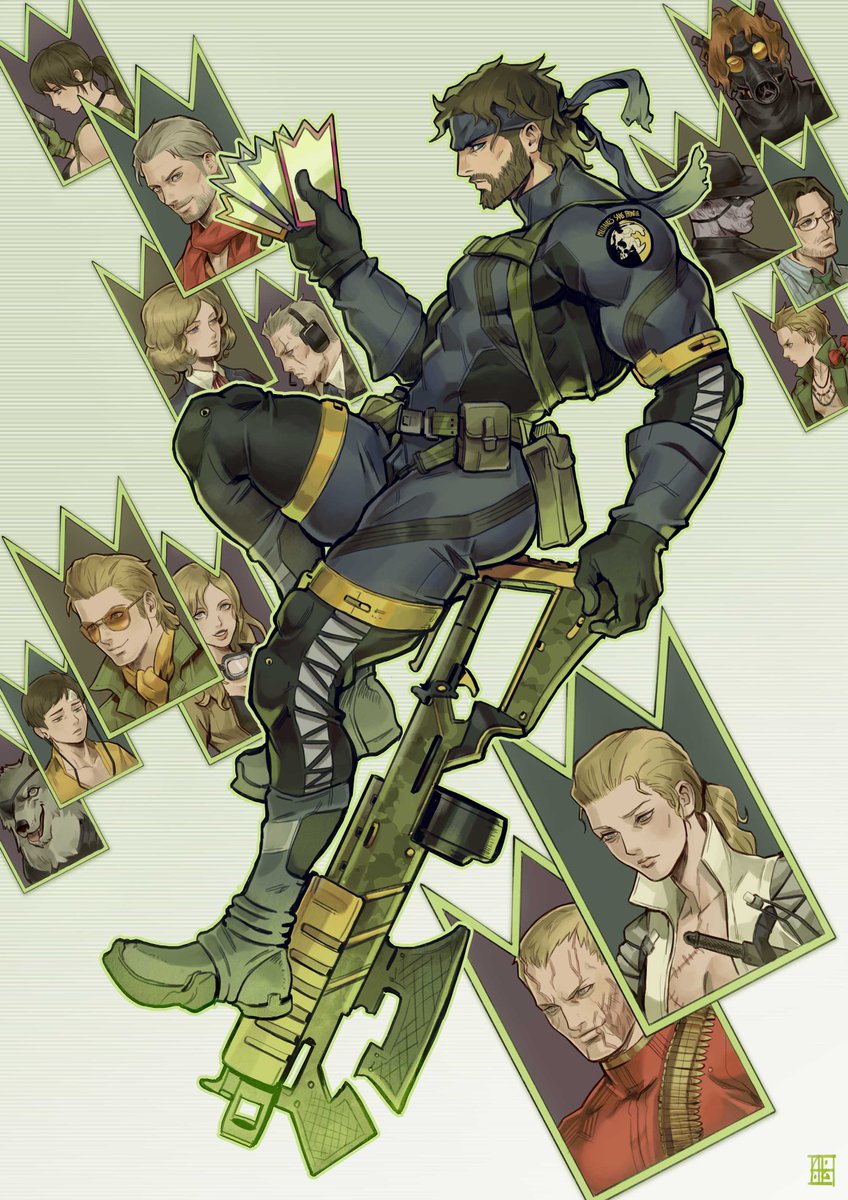 METAL GEAR SOLID: CHAIN OF MEMORIES (colored)
it was a heavy task to color it , but finally its done!! hope you guys like it :) 
and thanks to everyone who joined the streaming of the process on twitch !!

@Kojima_Hideo @SquareEnixUSA @KINGDOMHEARTS