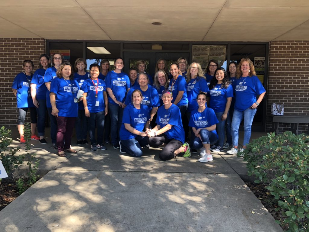 CounselorReese's tweet photo. Kimball is #terrystrong #KimballES https://t.co/SsBFEJ6Gzd