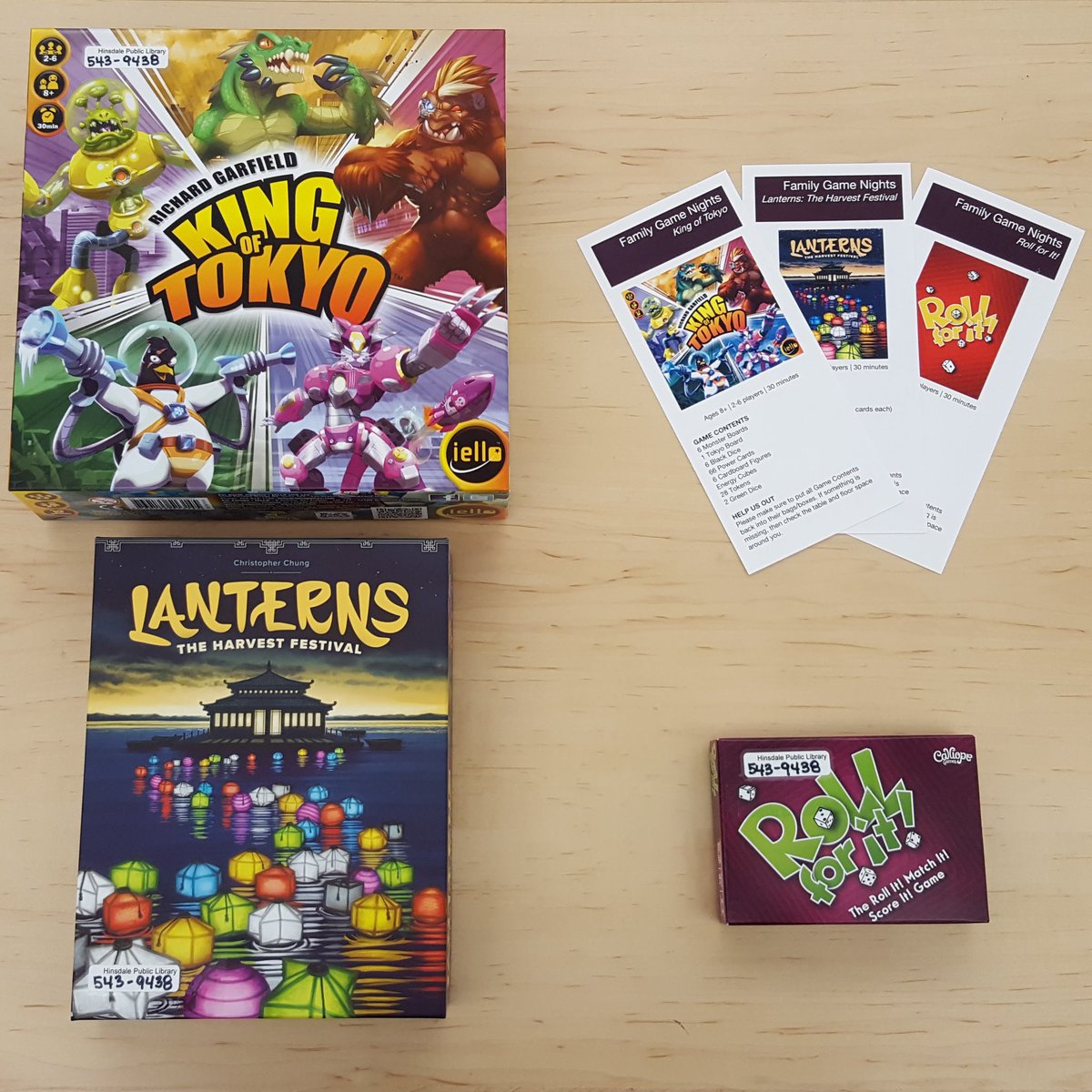 ToPlayIsHuman's tweet photo. I've got #boardgames in circulation at the library where I work now! SO excited! Also, it's difficult to narrow a list down to just 9 games that work across various age groups! I'm happy with what I decided on, though. #library #libraryfun #gamingatthelibrary https://t.co/8j4GzoIBF3