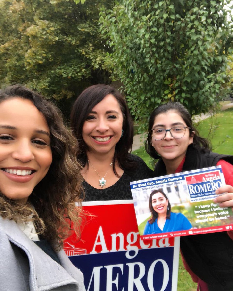 RepAngelaRomero's tweet image. Just another Wednesday night! #keeponknocking #keeponwalking #solidblue #campaignlife #reelection #centralcity #slc #hd26 #utleg #utpol #utdems