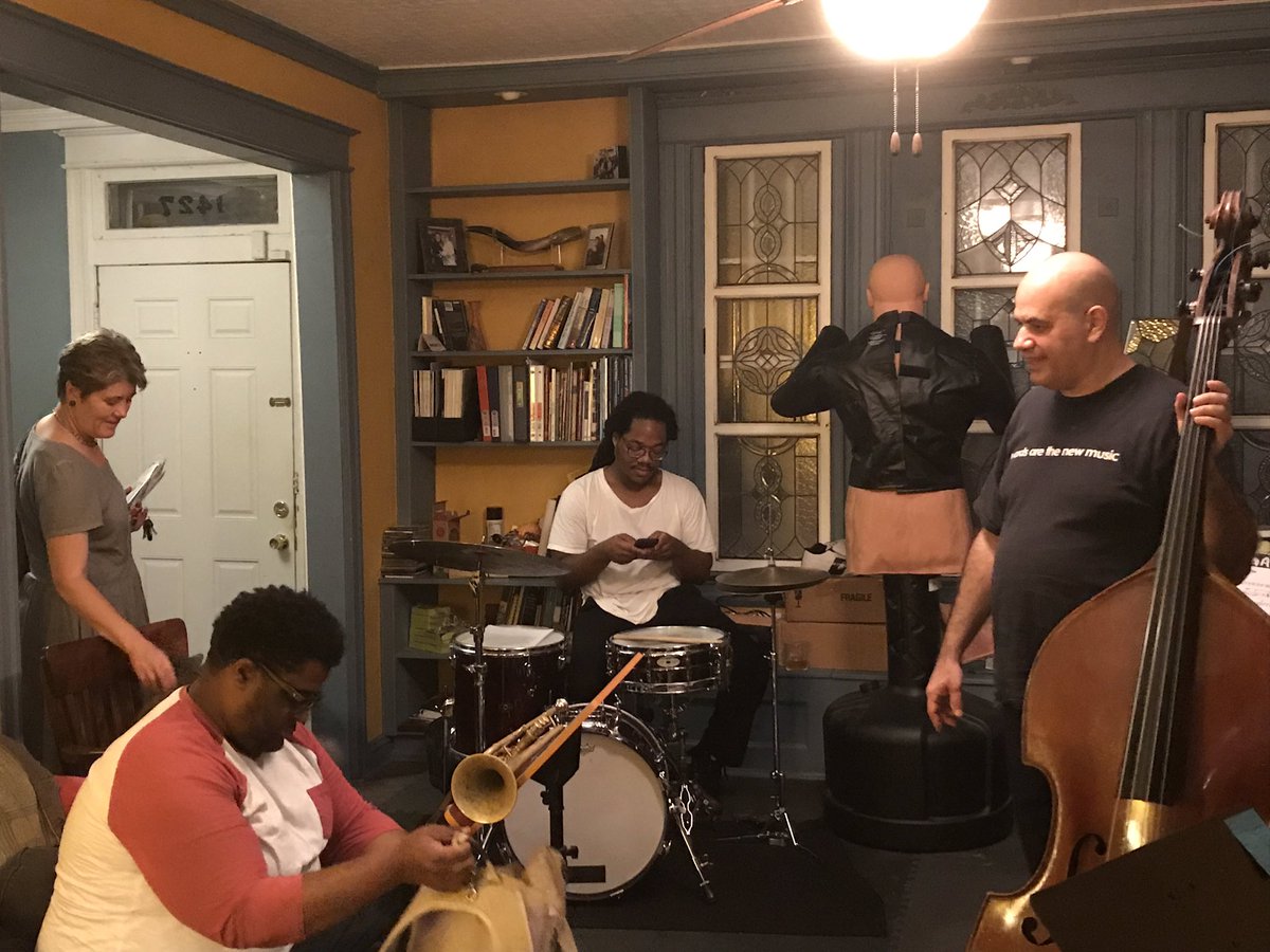 SaltmanKnowles's tweet photo. Rehearsing for #Westminster @JazzNightDC this Friday, October 12, 6pm-9pm. Just $5 for three hours of #dcjazz and #goodfriends #goodmusic #musicmatters #livejazz with DeAndre Schaifer, @yvettespears, @Keithbutler_jr and @SaltmanKnowles https://t.co/XMWYYvbUXp