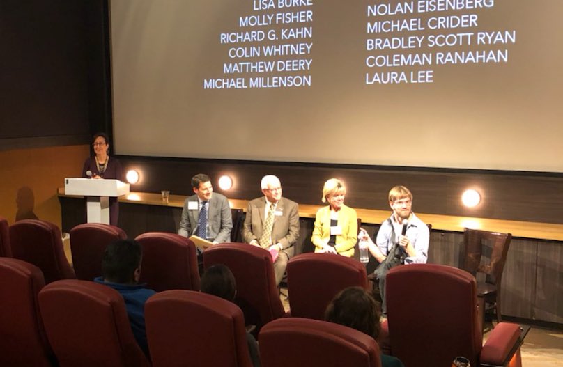 ToErrIsHumanDoc's tweet image. Tonight #ToErrIsHumanDoc also screened in Denver with @WeRHealthAction, joined by the film’s main subjects @sue_e_sheridan and her son Cal, who shared their experiences with medical error and the journey it has taken them on for the last 23 years.