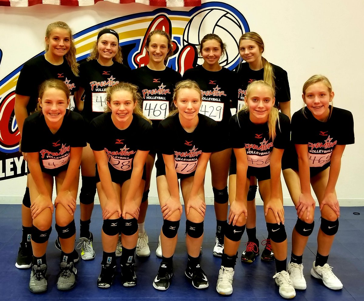 Kacie_Lindeman's tweet photo. Introducing your @Premier_VB #14red team! Congratulations! #EarnIt #workforit #proudcoach https://t.co/THy2ktvIDD