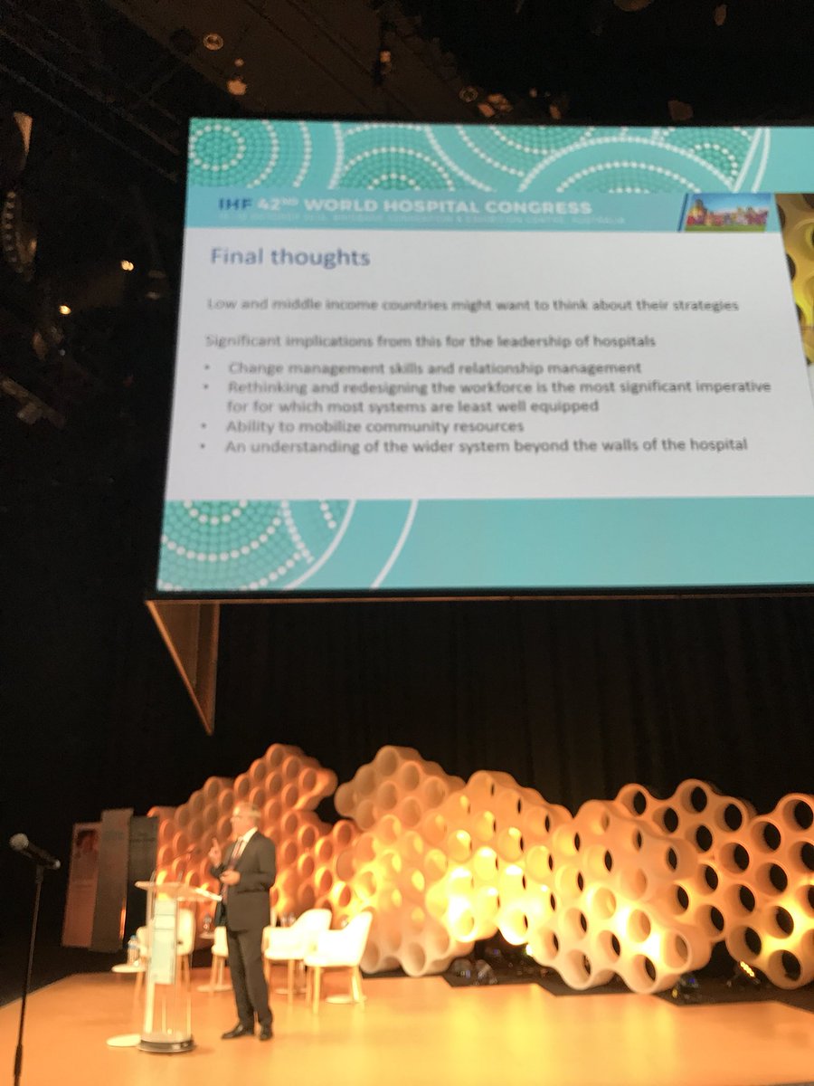 petework's tweet photo. Some great insights from @nedwards_1 about the future of hospitals, and to think more strategically #IHFBrisbane2018 https://t.co/SfVMBIxxSR