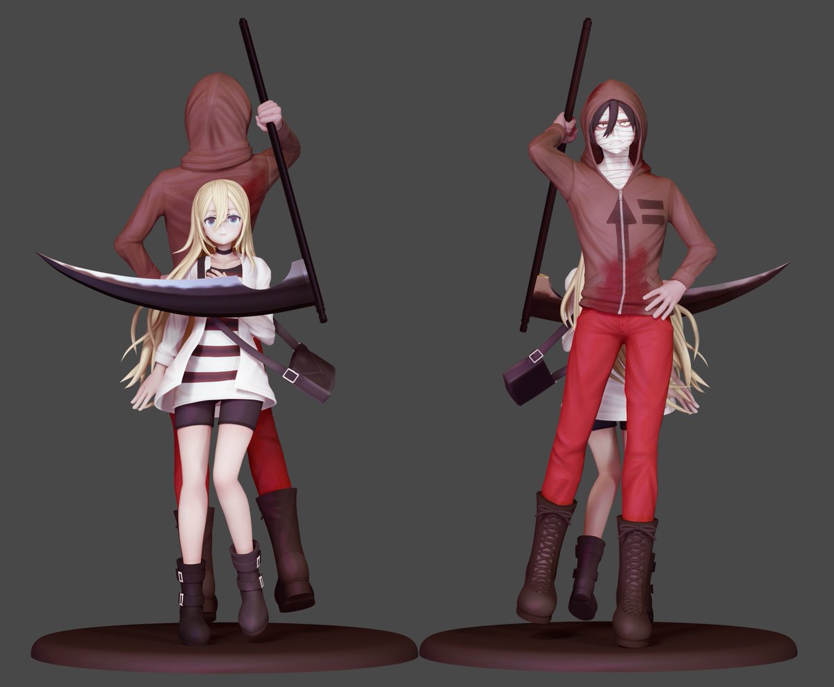 殺戮の天使 ザクレイ #殺戮の天使 #ZBrush 