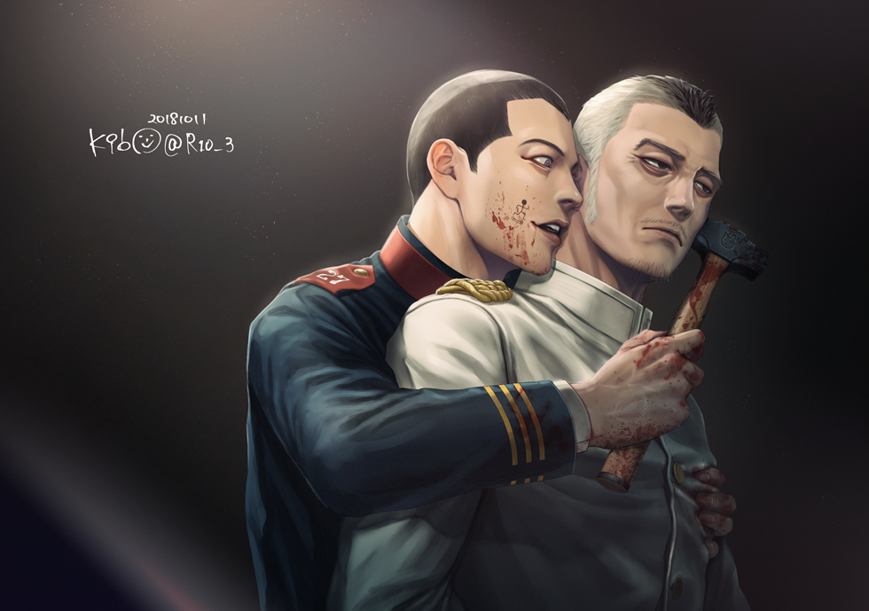 ゴールデンカムイ】面倒臭そうな門倉部長と背後霊気味な宇佐美くん