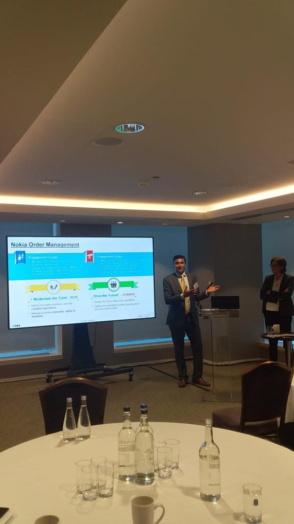 WiproDOP's tweet image. Paola Mengoni of Nokia &amp;amp; Vinay Firake of Wipro @TheHackettGroup&apos;s 2018 European Best Practices conference, sharing insights into Nokia &amp;amp; Wipro&apos;s partnership to enable #DigitalTransformation of Nokia&apos;s Sales Ops &amp;amp; Order Value chain through #Simplification, #Automation, #Analytics