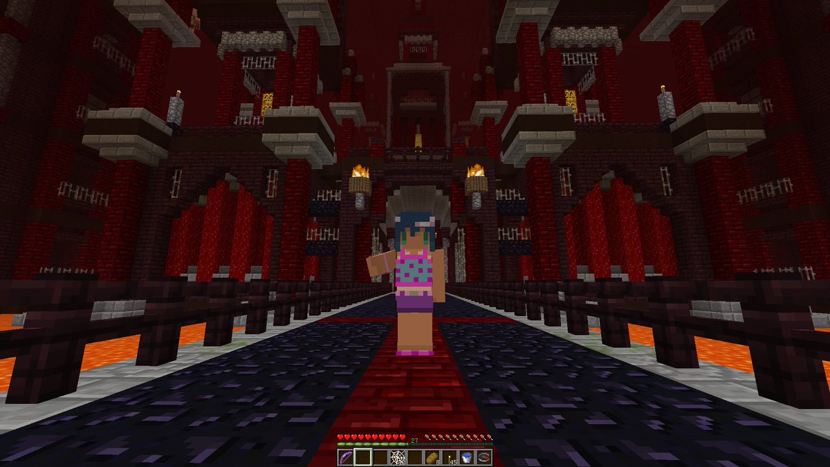 Homissan_Brand's tweet photo. Today's progress!
architecture of the castle gate &amp; carpet work.
it takes time to still complete. (っ´ω`c)ﾏｯ... 
#minecraft #Halloween2018 https://t.co/tp83Ww1XfM