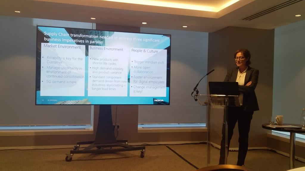 WiproDOP's tweet image. Paola Mengoni of Nokia &amp;amp; Vinay Firake of Wipro @TheHackettGroup&apos;s 2018 European Best Practices conference, sharing insights into Nokia &amp;amp; Wipro&apos;s partnership to enable #DigitalTransformation of Nokia&apos;s Sales Ops &amp;amp; Order Value chain through #Simplification, #Automation, #Analytics