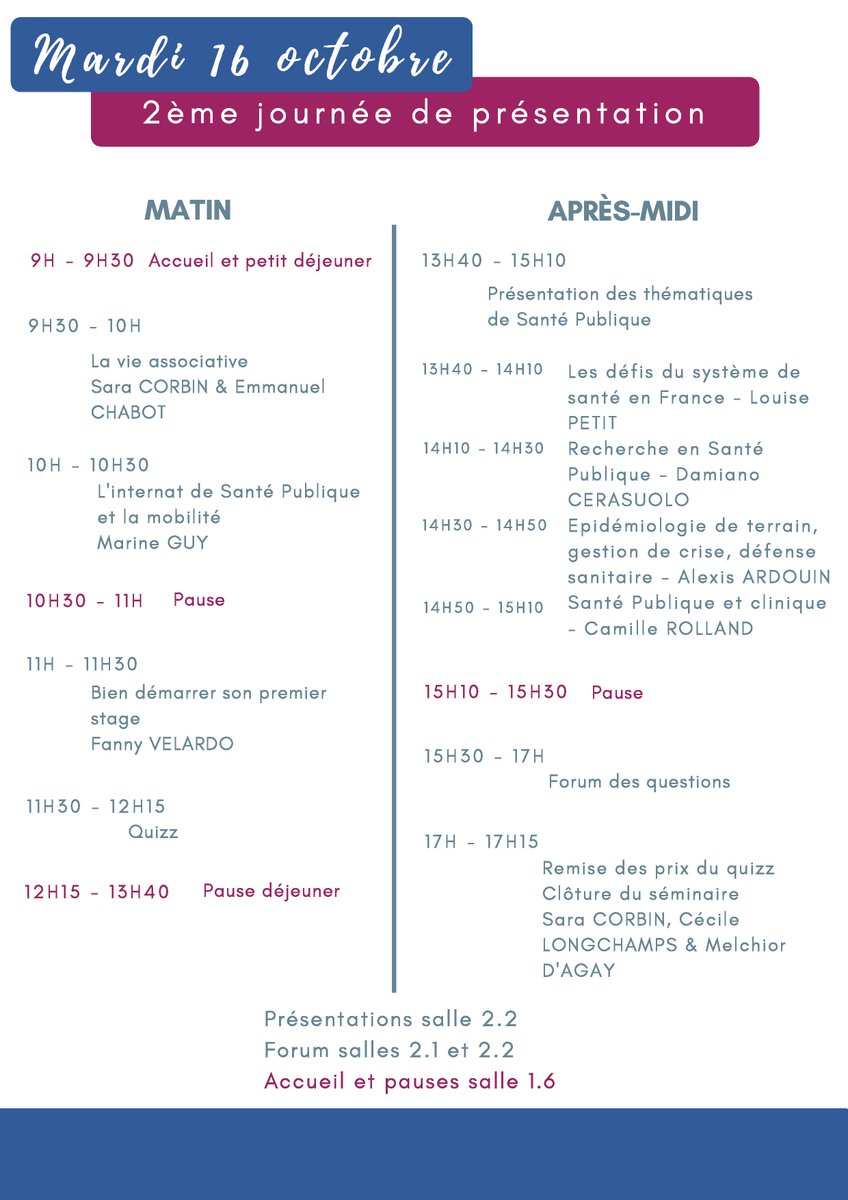 CLISP — Internes de santé publique tweet media