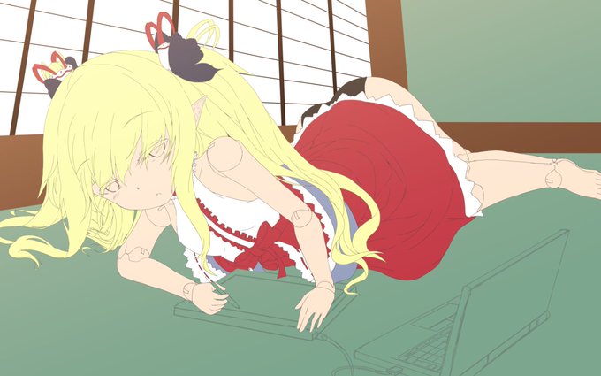 行き当たりばったりで描いてるから進みわっる
_('ཀ`」 ∠)_ 