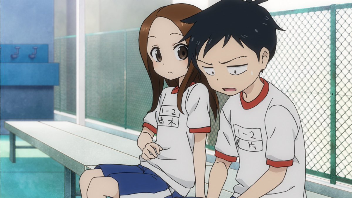 Tvアニメ からかい上手の高木さん 公式 Tvk 第2話 本日はtvkにて25 00より第2話 が放送です せっかくのプールの授業を見学することになってしまった西片くん 高木さんも一緒なのは果たして幸か不幸か 高木さんめ