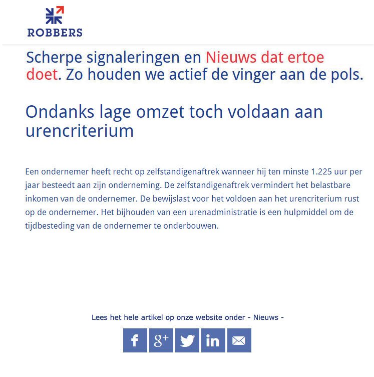 Nieuws dat ertoe doet