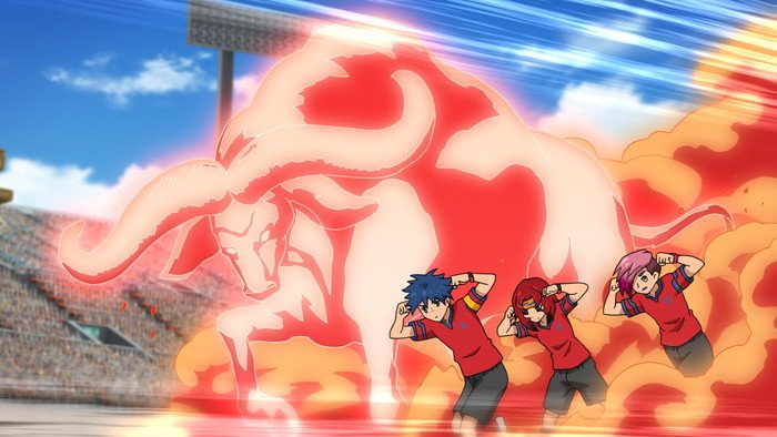 Pash 編集部 Pash Tvアニメ イナズマイレブン オリオンの刻印 Ffi フットボールフロンティア インターナショナル が開幕 強力な突破力が売りの韓国代表 レッドバイソン とどう戦う 第2話 失われた最終兵器 のあらすじ 先行カットが到着