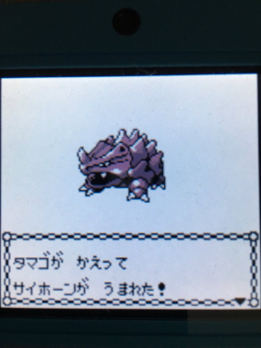 色違いポケモン紹介 Vc産サイホーン 自由に生きてあそblog