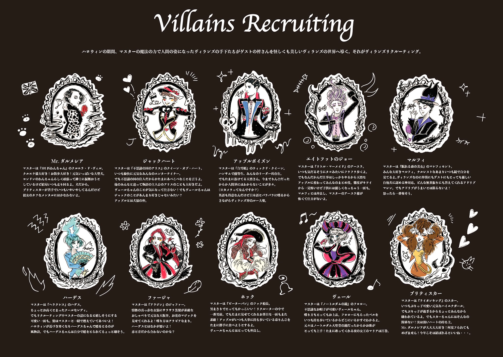 Twitter पर Benio すんごい今更だけど手下紹介描いたꙭ 手下