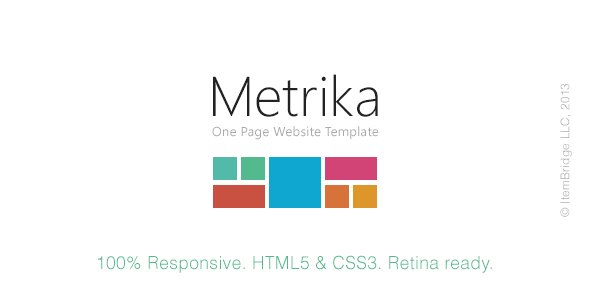 ThemEvil1's tweet photo. Metrika — Responsive OnePage Template https://t.co/bELjyxpW4g https://t.co/wnTpy5xP0Q