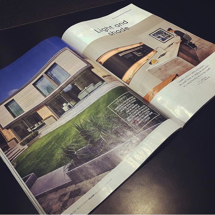 QSmartdesign's tweet photo. QSmartdesign Ltd in the GrandDesign Special Edition Magazine for one of our projects.  Full Lighting Design and Control via @control4_smart_home through the entire property. Full AV /Cinema Room / Network design supply and installation throughout.@Control4 @BowersWilkins https://t.co/CZq8pXD7k4