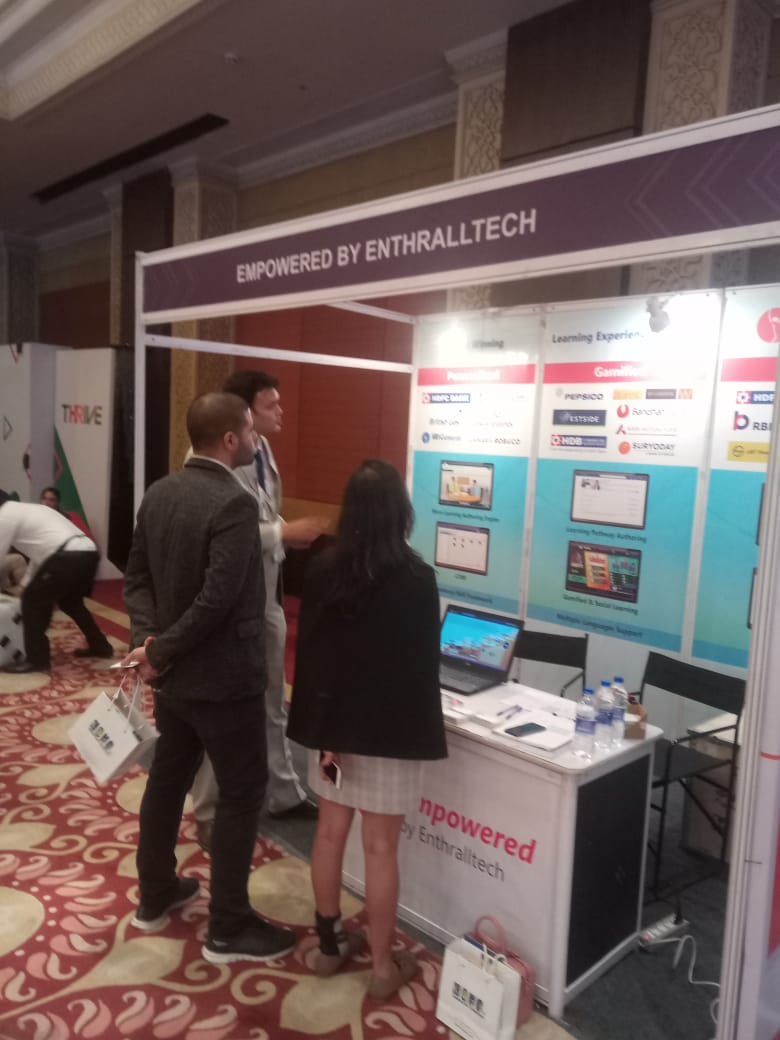 Amazon India visited our booth. Showcasing the wonders of Empowered TLS to Manager of Channel Sales, Nikhil Tickoo and Enterprise Account Manager of Amazon Gift Cards, Paulami Mitra was a joy in itself. #SHRMIAC18