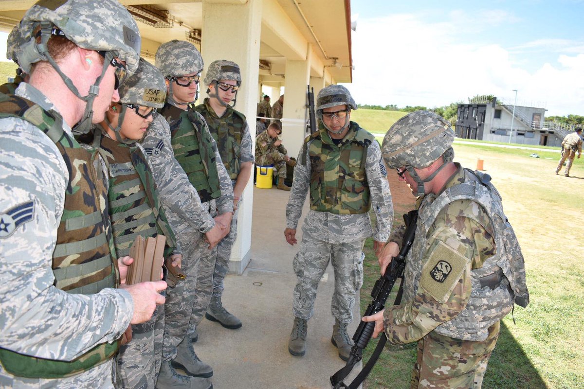 KadenaAirBase's tweet photo. #TeamKadena members from the @usairforce #18CMS &amp; @USArmy #11ADA #trained together recently! #Mission #partners  @DeptofDefense @PACAF @PacificCommand https://t.co/n33fT4CqpH