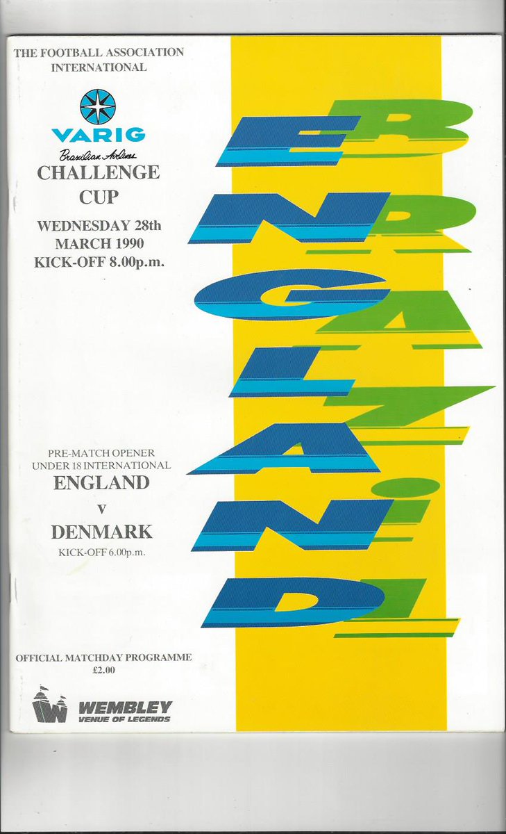 bobsprogrammes's tweet photo. World Cup England V Denmark 1990 Football Programme now available on https://t.co/SGCCLsLok9 @NonLeagueCrowd @NonLgeProgs @England #EnglandFC #DenmarkFC #LD https://t.co/ThCMlT4Lub