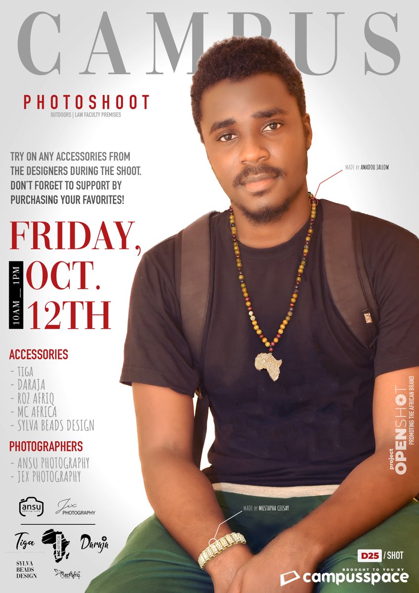 uni_campusspace's tweet photo. Project OpenShot - Promoting the African Brand

#MIG
#OpenShot https://t.co/pUJxgSF3rg