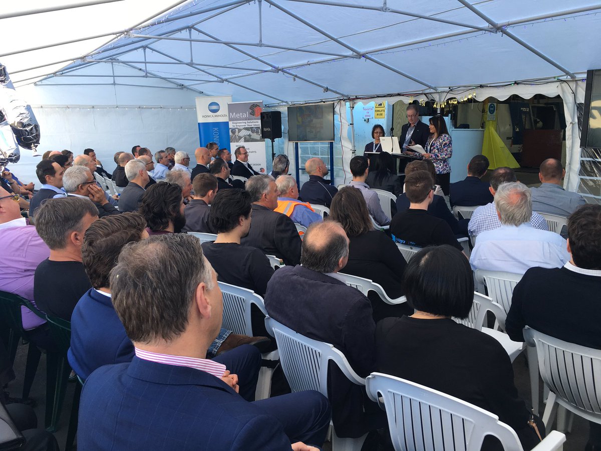 Amiga Engineering celebrating their 30th Birthday opening their Metal Additive Manufacturing facilities in Tullamarine VIC. Thanks Michael, <a href="/AdditiveAlex/">Alex Kingsbury</a> <a href="/BenCarrollMP/">Ben Carroll</a> <a href="/AMHub_AMTIL/">AM Hub</a> for joining our <a href="/australiamade/">Australia Made</a> celebrations #additivemanufacturing #3Dprinting