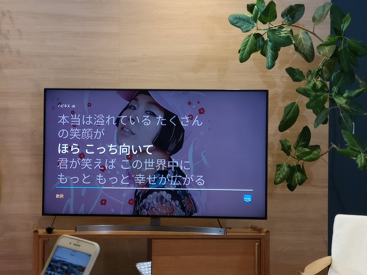 小山安博 Yasuhiro Koyama Amazon Musicに歌詞表示機能に対応しているが Fire Tv Stick 4kではカラオケのように表示できる