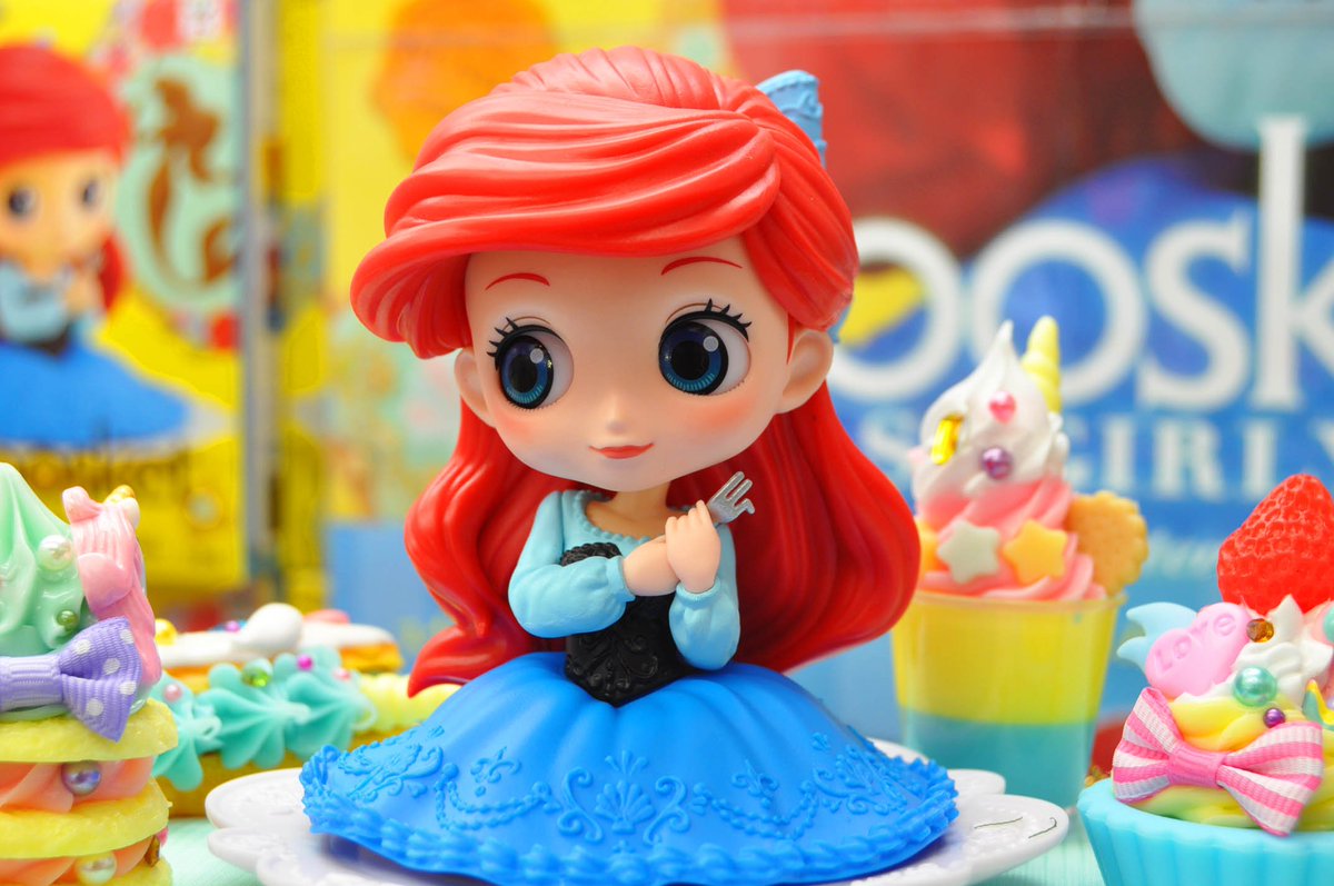 ユーズランド東浦店 Twitterissa Qposket Sugirly Disney Characters Ariel 入荷中です 今回も スイーツアーティストのkunikaさまとコラボで 今回は大きな可愛いリボンがポイントですね 白雪姫やアリスと並べると お茶会らしさが出て可愛さ倍増ですよ お見逃し