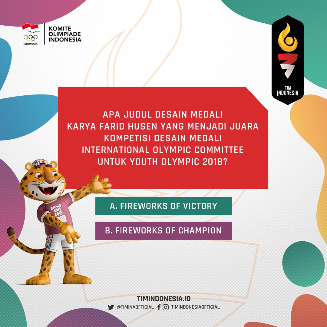 TimINAOfficial's tweet photo. Selamat datang di #TriviaTimIndonesia. Ikuti trivia hari ini dan dapatkan kesempatan memenangkan League Vader - Red White dari @league_world untuk 5 orang pemenang 😎👍 https://t.co/kqdEaW768c