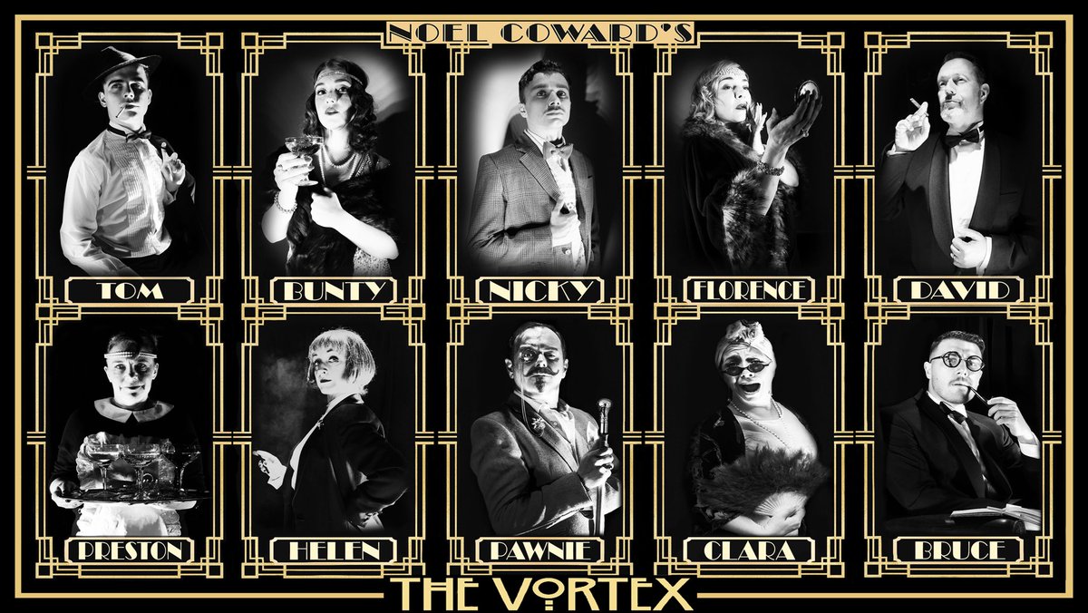 _PaperLantern's tweet photo. OPENS TONIGHT! Noel Coward’s Jazz Age classic #TheVortex 🌪 @SJMTheatre Ipswich. Runs until 20th Oct. #Suffolk #Theatre Tickets still available: https://t.co/H2UcrW7EIK https://t.co/BDWuMmEipE