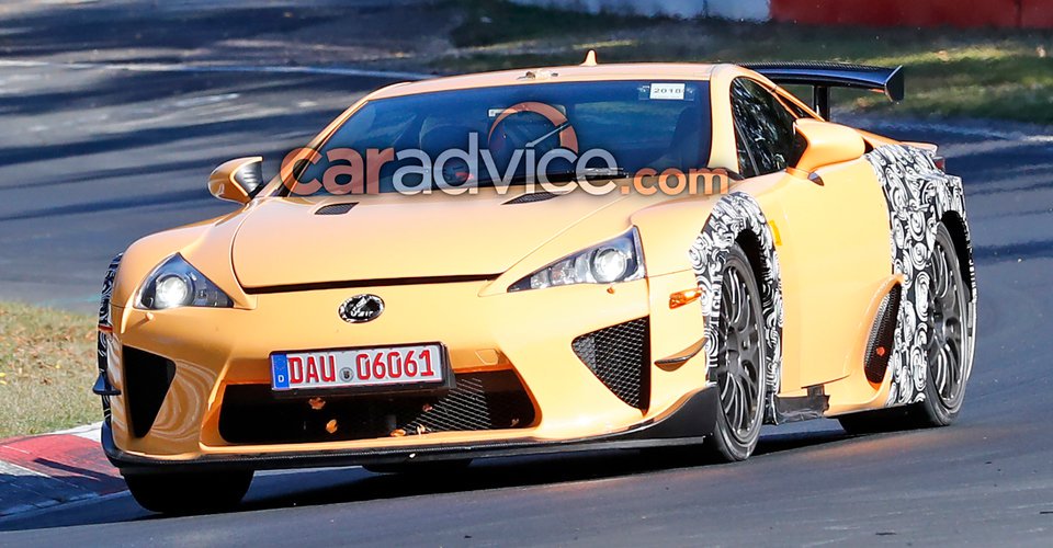#Advice from the #CarWorld- Lexus LFA: Mystery prototype spied at the Nurburgring caradvice.com.au/694124/lexus-l…