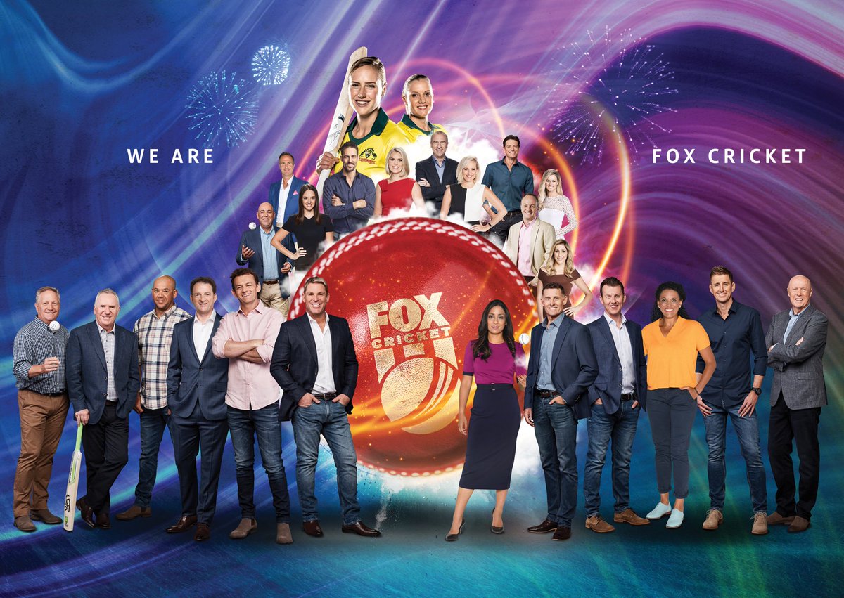mhussey393's tweet photo. Check out the ⁦@FOXCricketLive⁩ ⁦@FoxCricket⁩ team - great summer of cricket ahead in Australia https://t.co/Z5T7fWXeRR