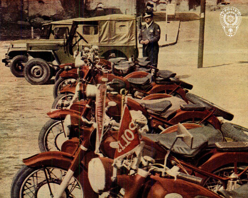 Motorlu Polis Araçları, 1962 #tbt