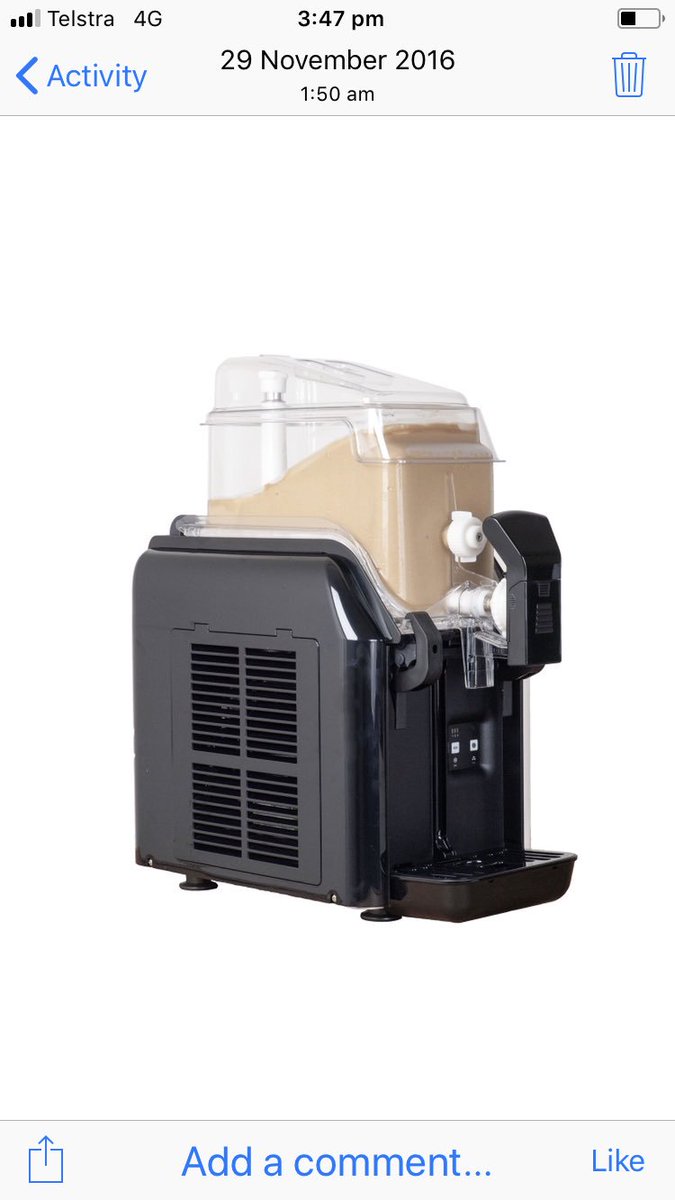 IceSlushee's tweet photo. How cool are these Elmeco compact slush machines. These compact 5 litre Elmeco slush machines are now available in Australia #elmeco #justrefrigeration #iceslushee #slushmachine #elmecoushmachine https://t.co/6kSB8N7r3T